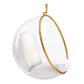 Hanging Bubble Chair, Gold By World Modern Design | Outdoor Porch Swings | Modishstore