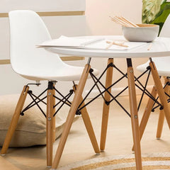 Kids Playroom Chair, White By World Modern Design