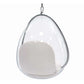 Scoop Hanging Chair - White By World Modern Design | Outdoor Porch Swings | Modishstore - 3