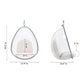 Scoop Hanging Chair - White By World Modern Design | Outdoor Porch Swings | Modishstore - 2