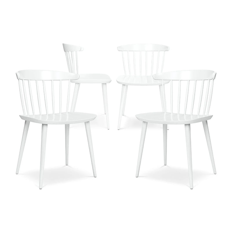 Brook Dining Chair, White By World Modern Design | Dining Chairs | Modishstore - 8