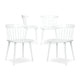 Brook Dining Chair, White By World Modern Design | Dining Chairs | Modishstore - 8