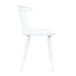 Brook Dining Chair, White By World Modern Design | Dining Chairs | Modishstore - 3