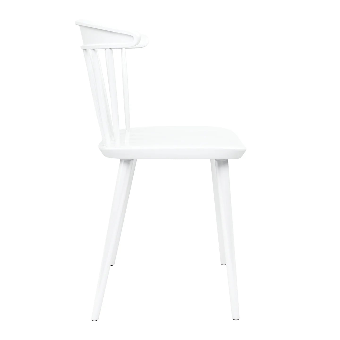 Brook Dining Chair, White By World Modern Design | Dining Chairs | Modishstore - 3
