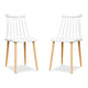 Spindle Dining Chair, White By World Modern Design | Dining Chairs | Modishstore - 7