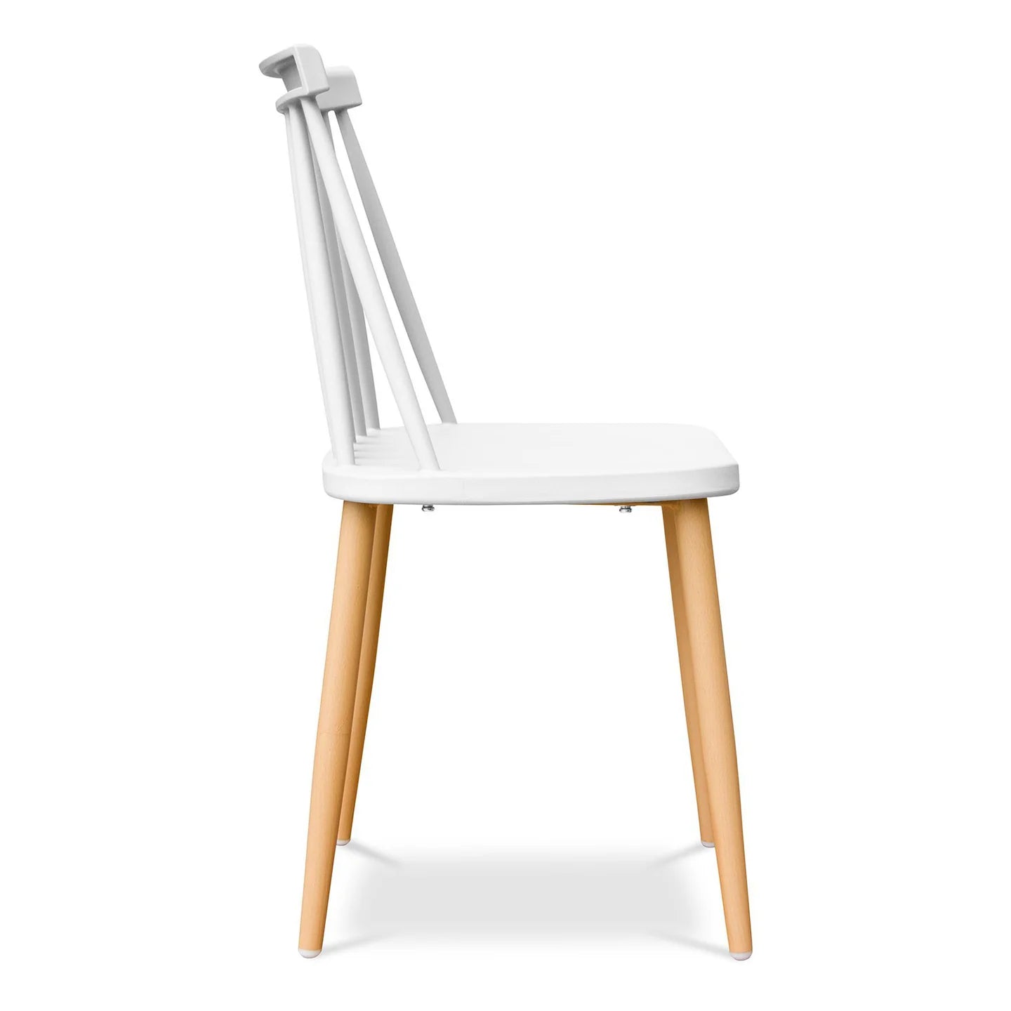 Spindle Dining Chair, White By World Modern Design | Dining Chairs | Modishstore - 3