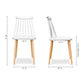 Spindle Dining Chair, White By World Modern Design | Dining Chairs | Modishstore - 5