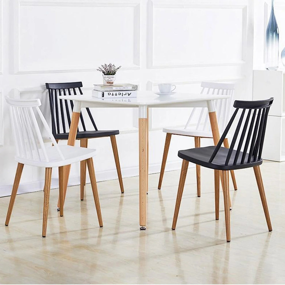 Spindle Dining Chair, White By World Modern Design | Dining Chairs | Modishstore - 6