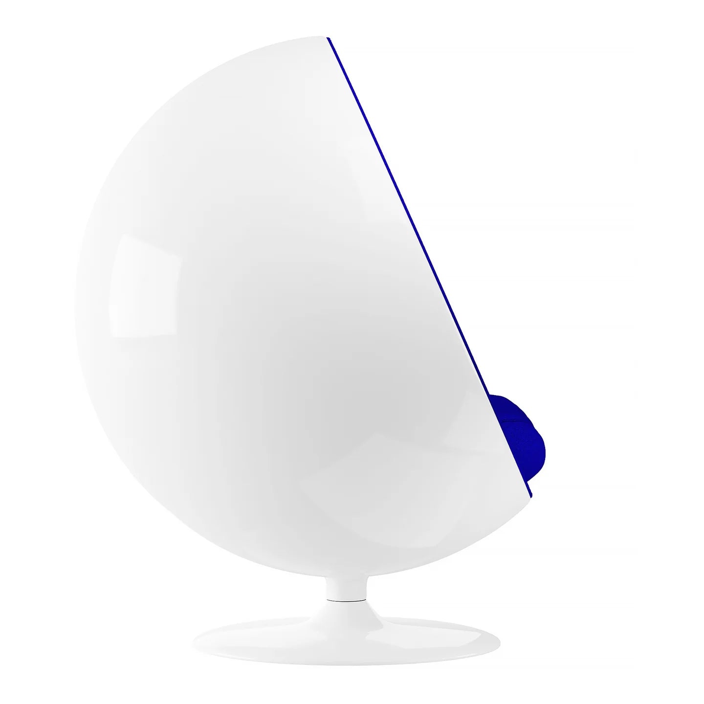 Ball Chair, Blue By World Modern Design | Lounge Chairs | Modishstore - 4