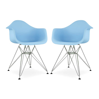 Tower Armchair, Blue By World Modern Design | Dining Chairs | Modishstore - 6