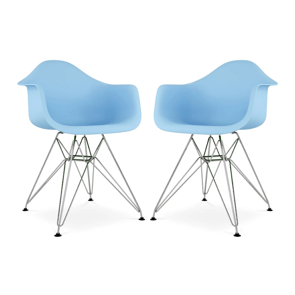 Tower Armchair, Blue By World Modern Design | Dining Chairs | Modishstore - 6