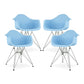 Tower Armchair, Blue By World Modern Design | Dining Chairs | Modishstore - 7