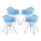 Tower Armchair, Blue By World Modern Design | Dining Chairs | Modishstore - 7