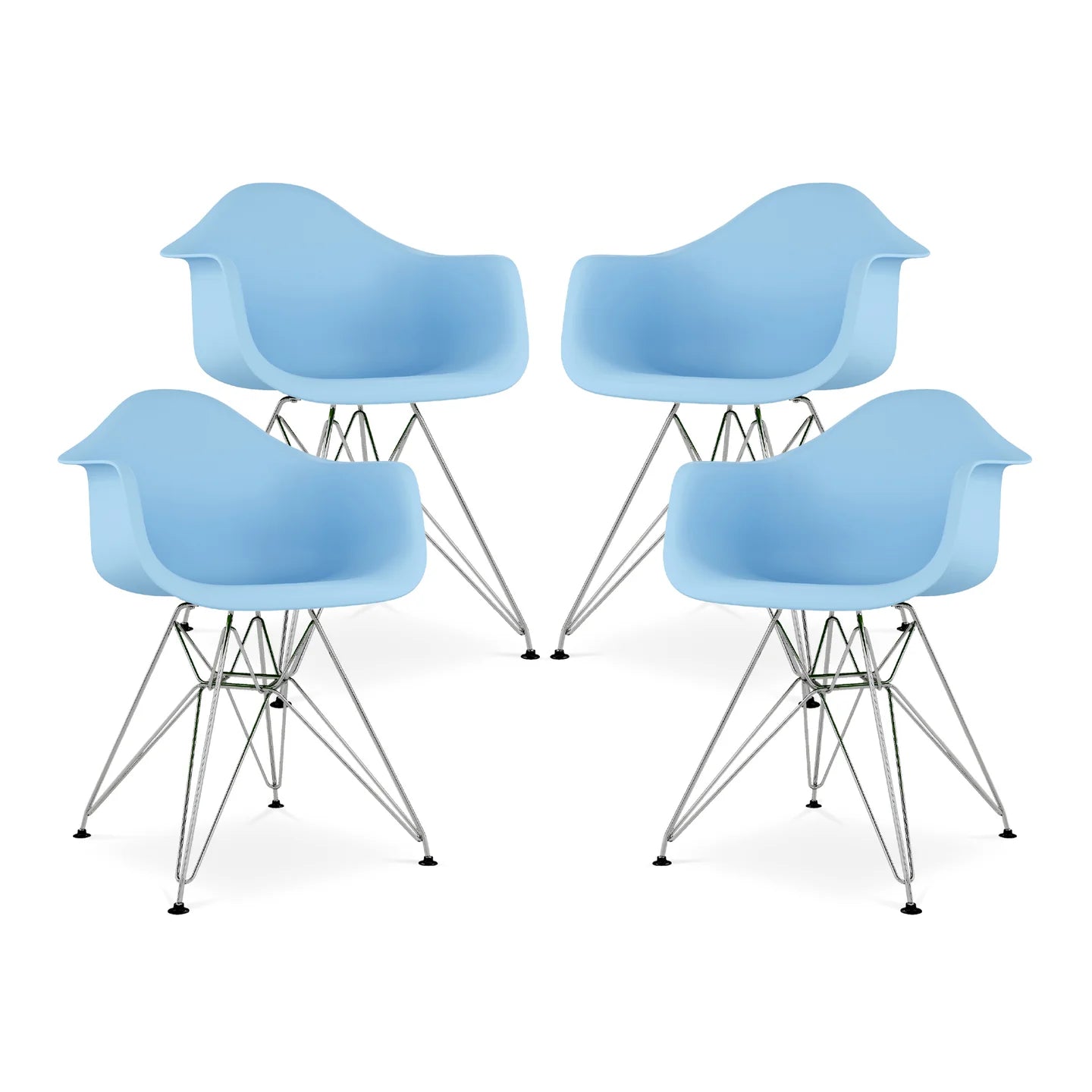 Tower Armchair, Blue By World Modern Design | Dining Chairs | Modishstore - 7