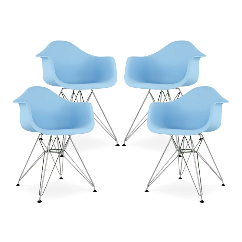 Tower Armchair, Blue By World Modern Design | Dining Chairs | Modishstore - 7