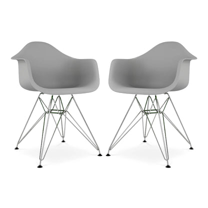 Tower Armchair, Gray By World Modern Design | Dining Chairs | Modishstore - 6