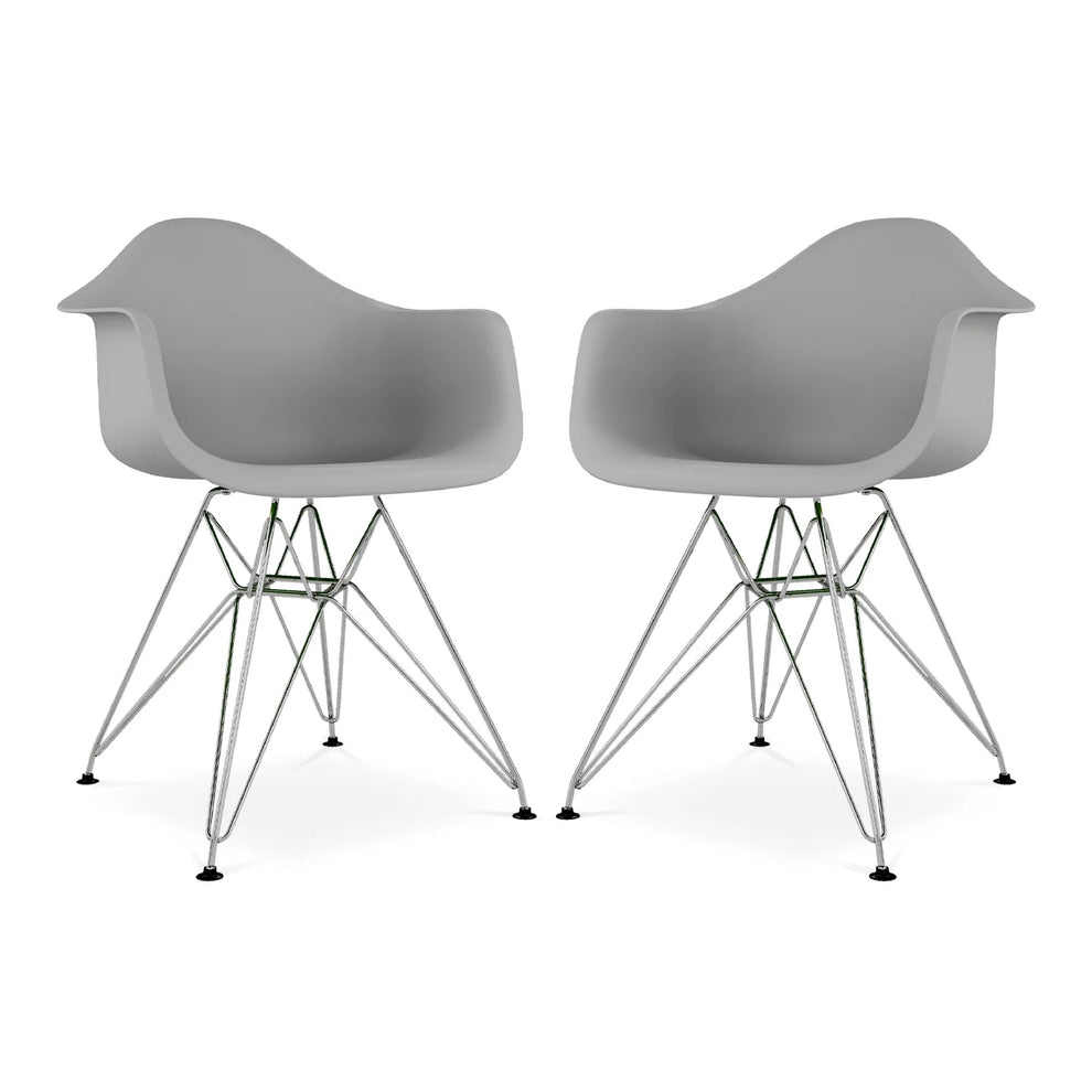 Tower Armchair, Gray By World Modern Design | Dining Chairs | Modishstore - 6