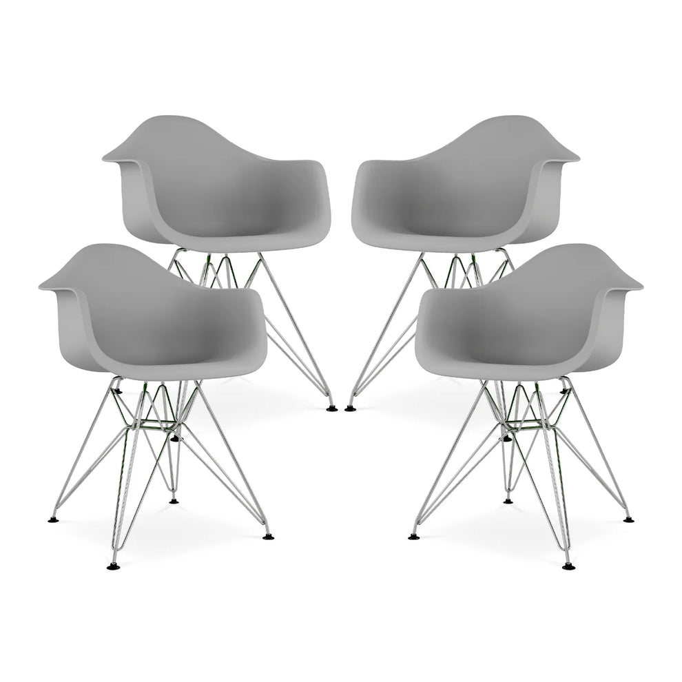 Tower Armchair, Gray By World Modern Design | Dining Chairs | Modishstore - 7