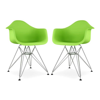 Tower Armchair, Green By World Modern Design | Dining Chairs | Modishstore - 6