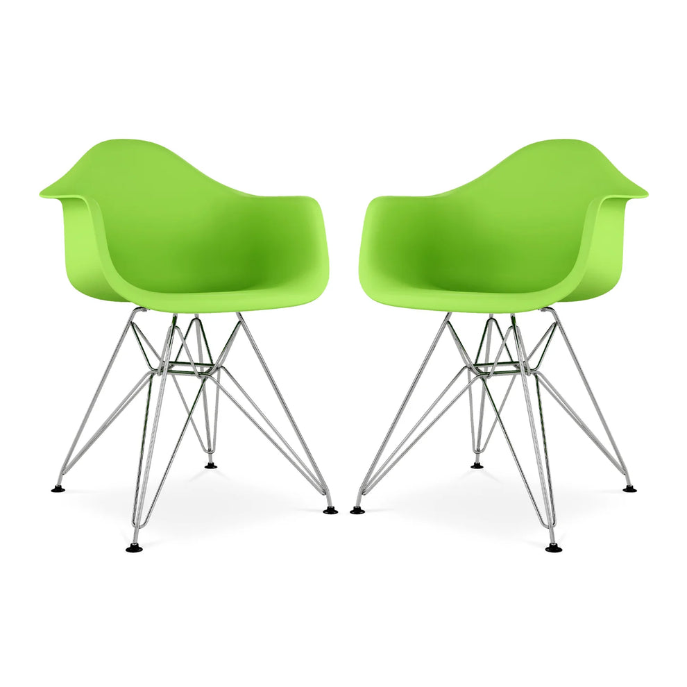 Tower Armchair, Green By World Modern Design | Dining Chairs | Modishstore - 6