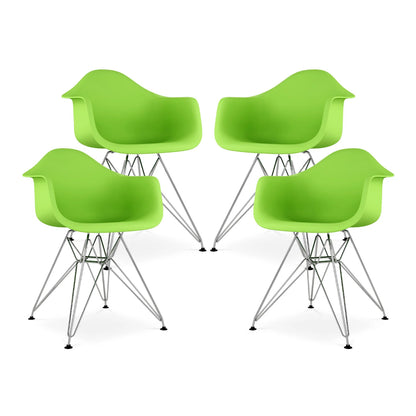 Tower Armchair, Green By World Modern Design | Dining Chairs | Modishstore - 7