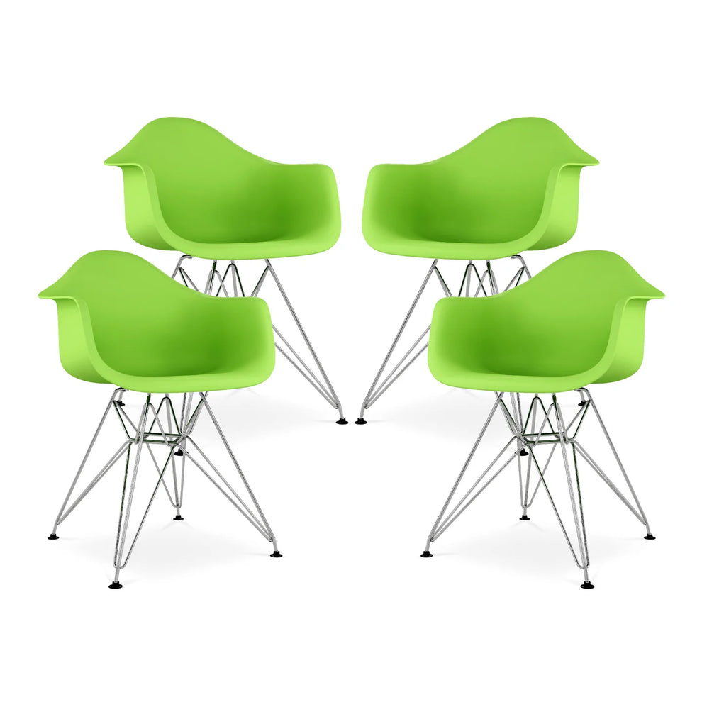 Tower Armchair, Green By World Modern Design | Dining Chairs | Modishstore - 7