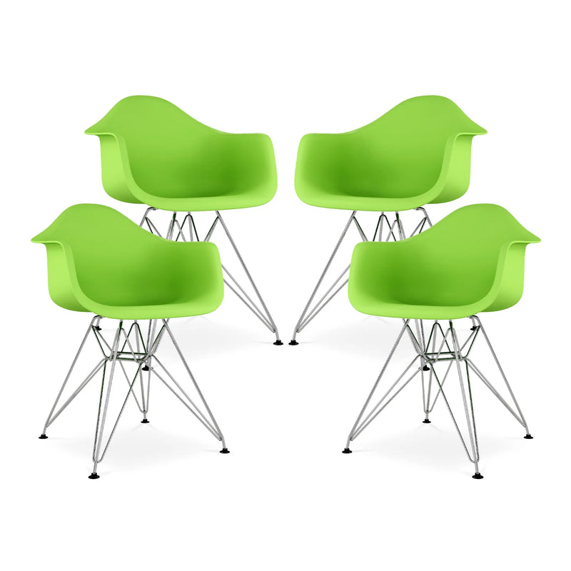 Tower Armchair, Green By World Modern Design | Dining Chairs | Modishstore - 7