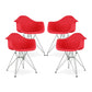 Tower Armchair, Red By World Modern Design | Dining Chairs | Modishstore - 7
