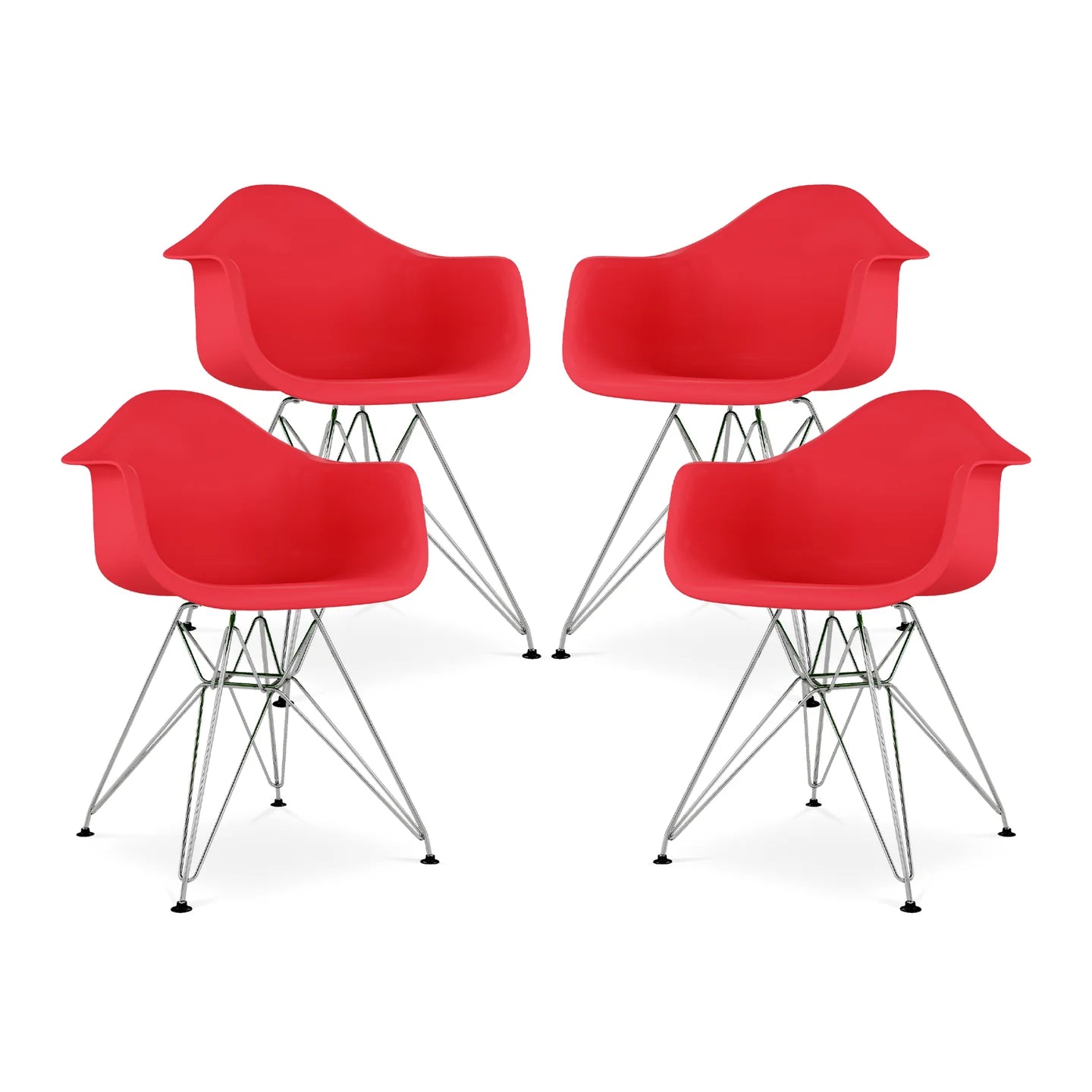 Tower Armchair, Red By World Modern Design | Dining Chairs | Modishstore - 7