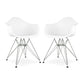 Tower Armchair, White By World Modern Design | Dining Chairs | Modishstore - 6
