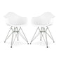 Tower Armchair, White By World Modern Design | Dining Chairs | Modishstore - 6