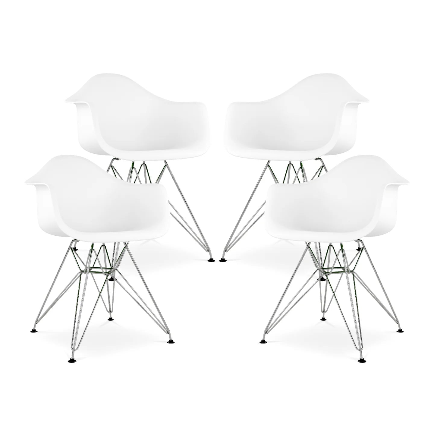 Tower Armchair, White By World Modern Design | Dining Chairs | Modishstore - 7