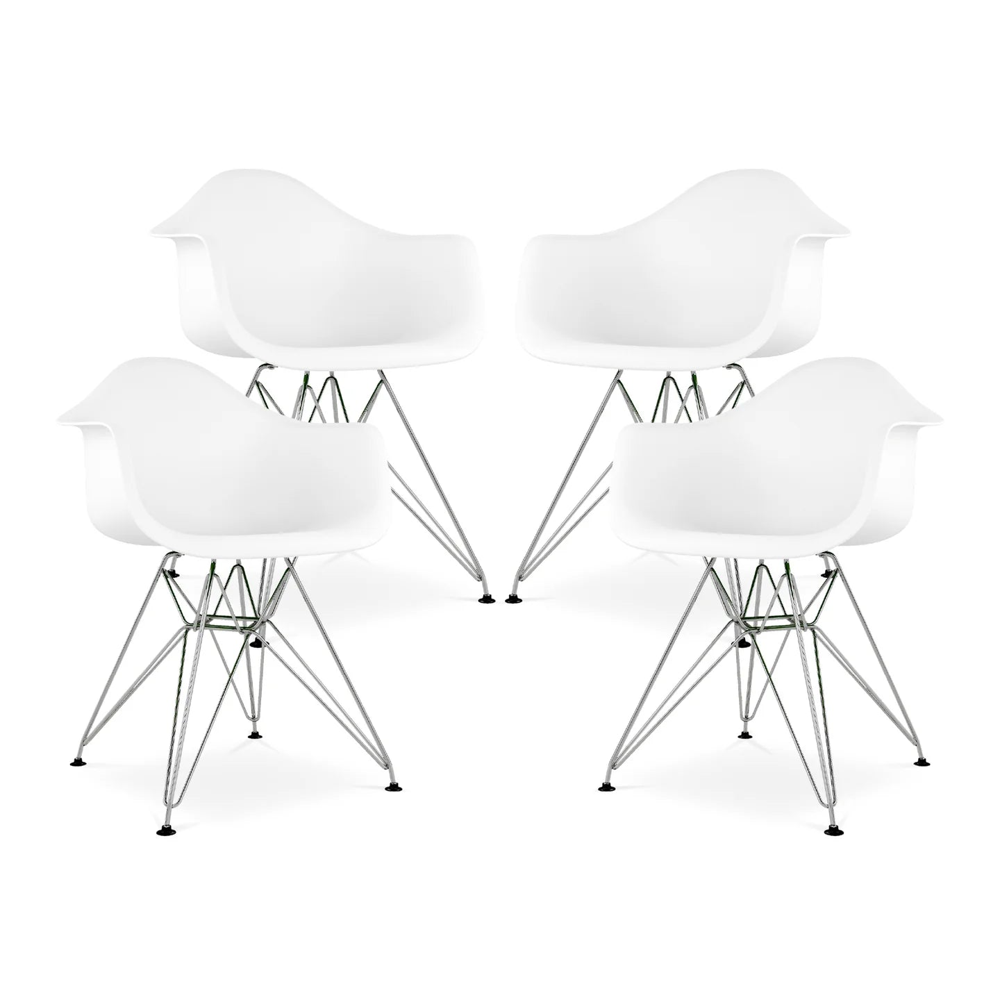 Tower Armchair, White By World Modern Design | Dining Chairs | Modishstore - 7
