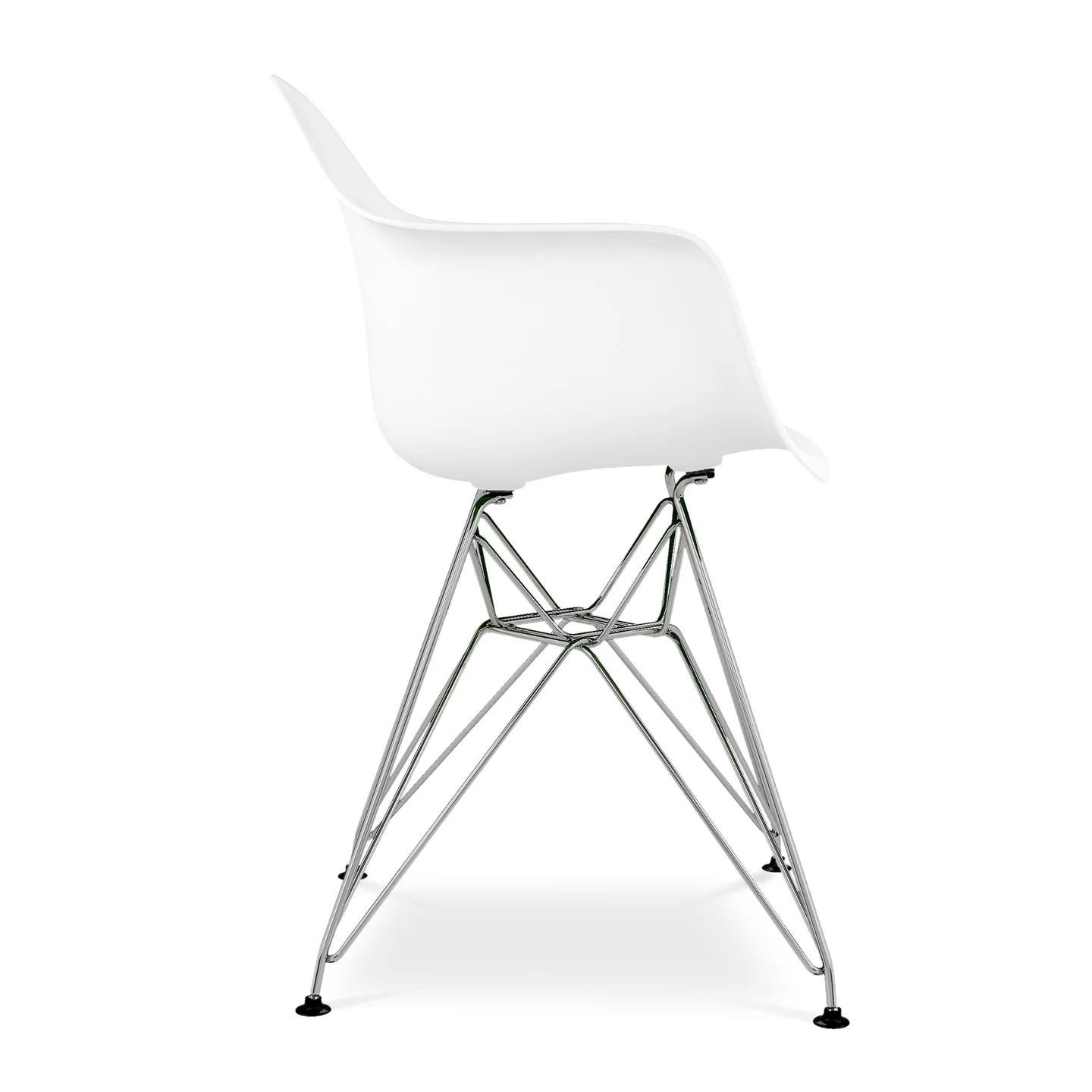 Tower Armchair, White By World Modern Design | Dining Chairs | Modishstore - 3