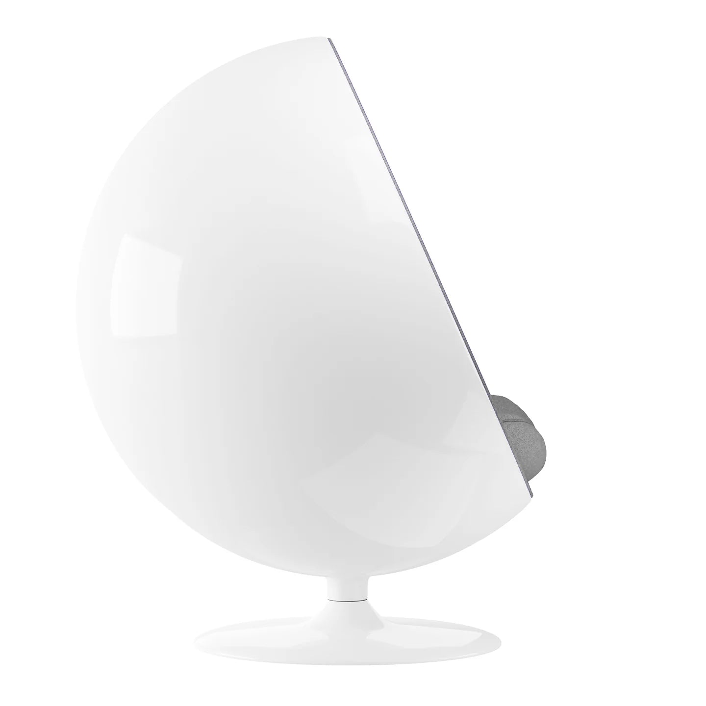 Ball Chair, Gray By World Modern Design | Lounge Chairs | Modishstore - 3