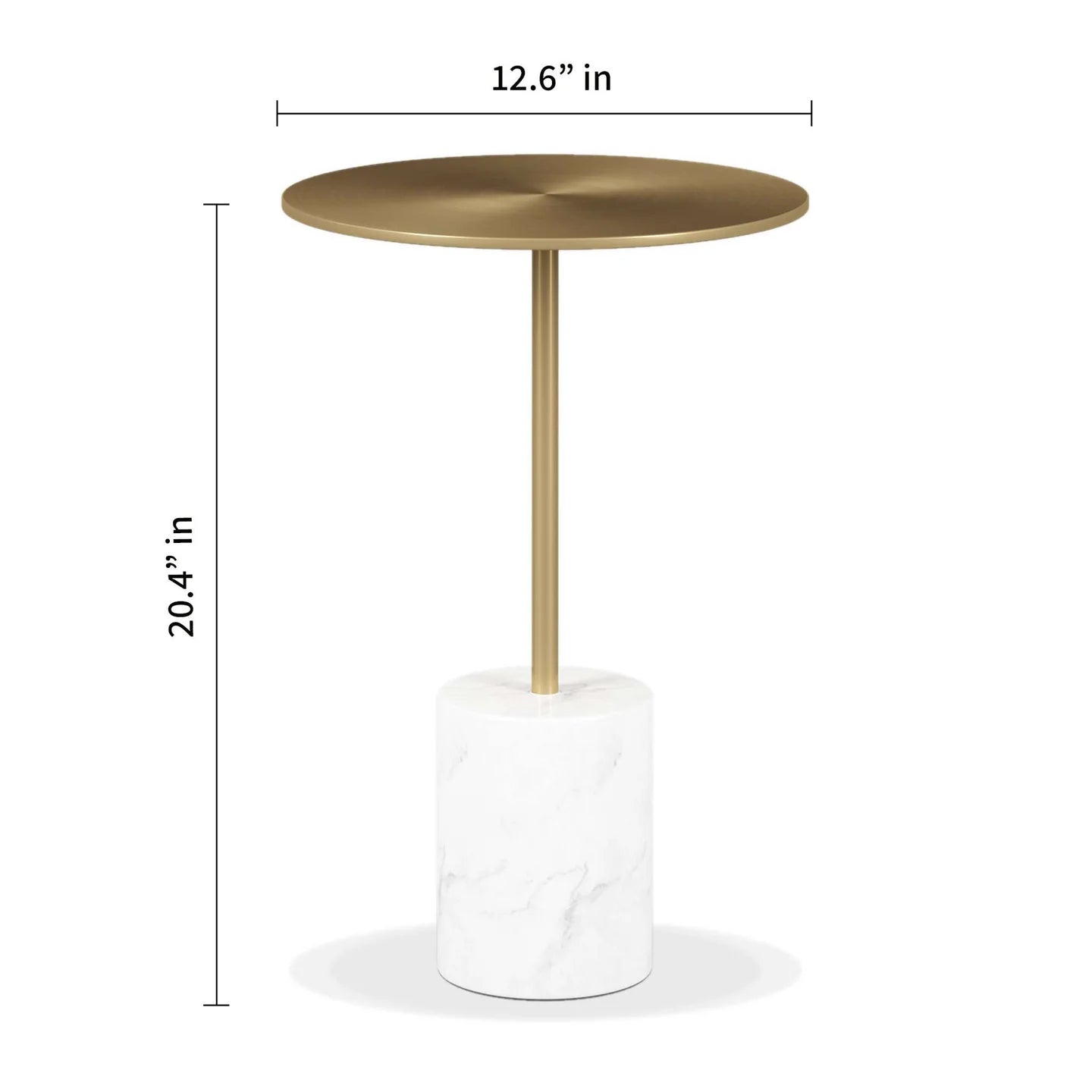 Poke Side Table, Gold By World Modern Design | Side Tables | Modishstore - 3