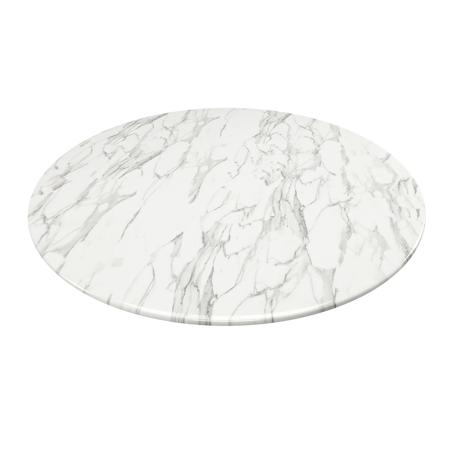 Rose 40" Round Marble Dining Table, Gray Base By World Modern Design | Dining Tables | Modishstore - 4