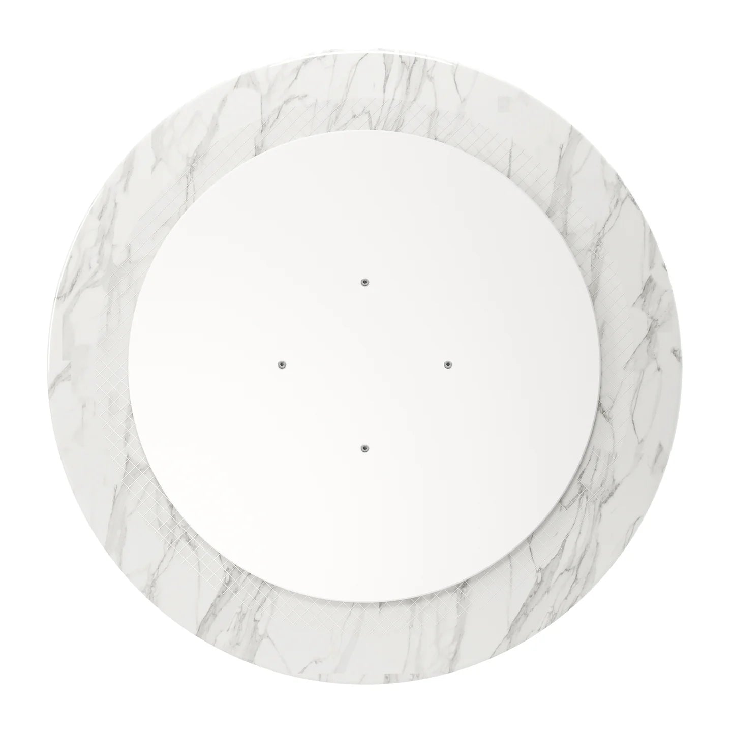 Rose 40" Round Marble Dining Table, Gray Base By World Modern Design | Dining Tables | Modishstore - 3