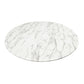 Rose 32" Round Marble Dining Table, Gray Base By World Modern Design | Dining Tables | Modishstore - 4