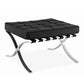 Pavilion Stool, Black Leather By World Modern Design | Ottomans | Modishstore - 4