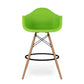 Pyramid Counter Stool With Arms, Green By World Modern Design | Counter Stools | Modishstore - 4