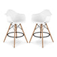 Pyramid Counter Stool With Arms, White By World Modern Design | Counter Stools | Modishstore - 6