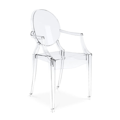 Crystal Armchair, Clear By World Modern Design | Dining Chairs | Modishstore - 6