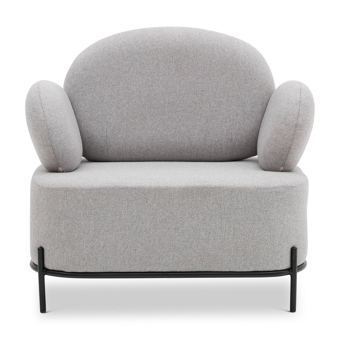 Wing Sofa Chair, Gray By World Modern Design | Lounge Chairs | Modishstore