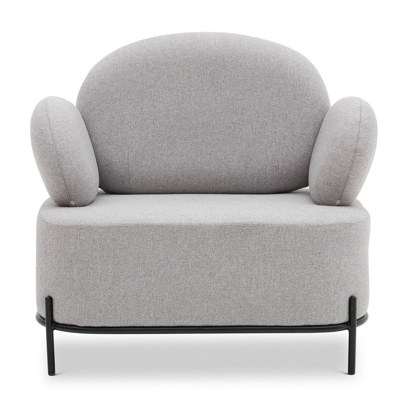 Wing Sofa Chair, Gray By World Modern Design | Lounge Chairs | Modishstore