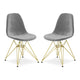 Tower Dining Chair, Gray Velvet By World Modern Design | Dining Chairs | Modishstore - 5