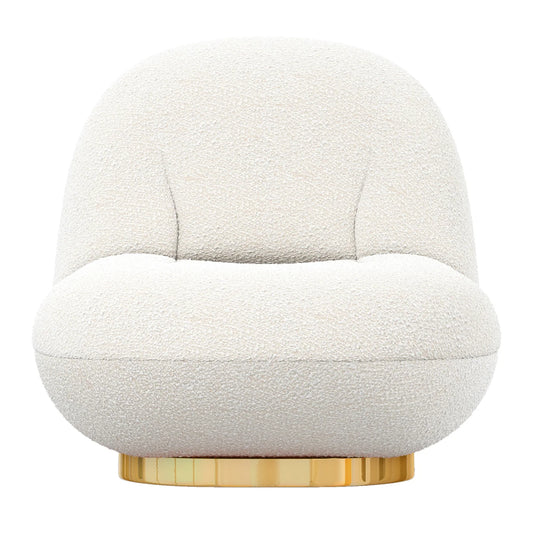 Breeze Boucle Chair, Gold By World Modern Design | Lounge Chairs | Modishstore