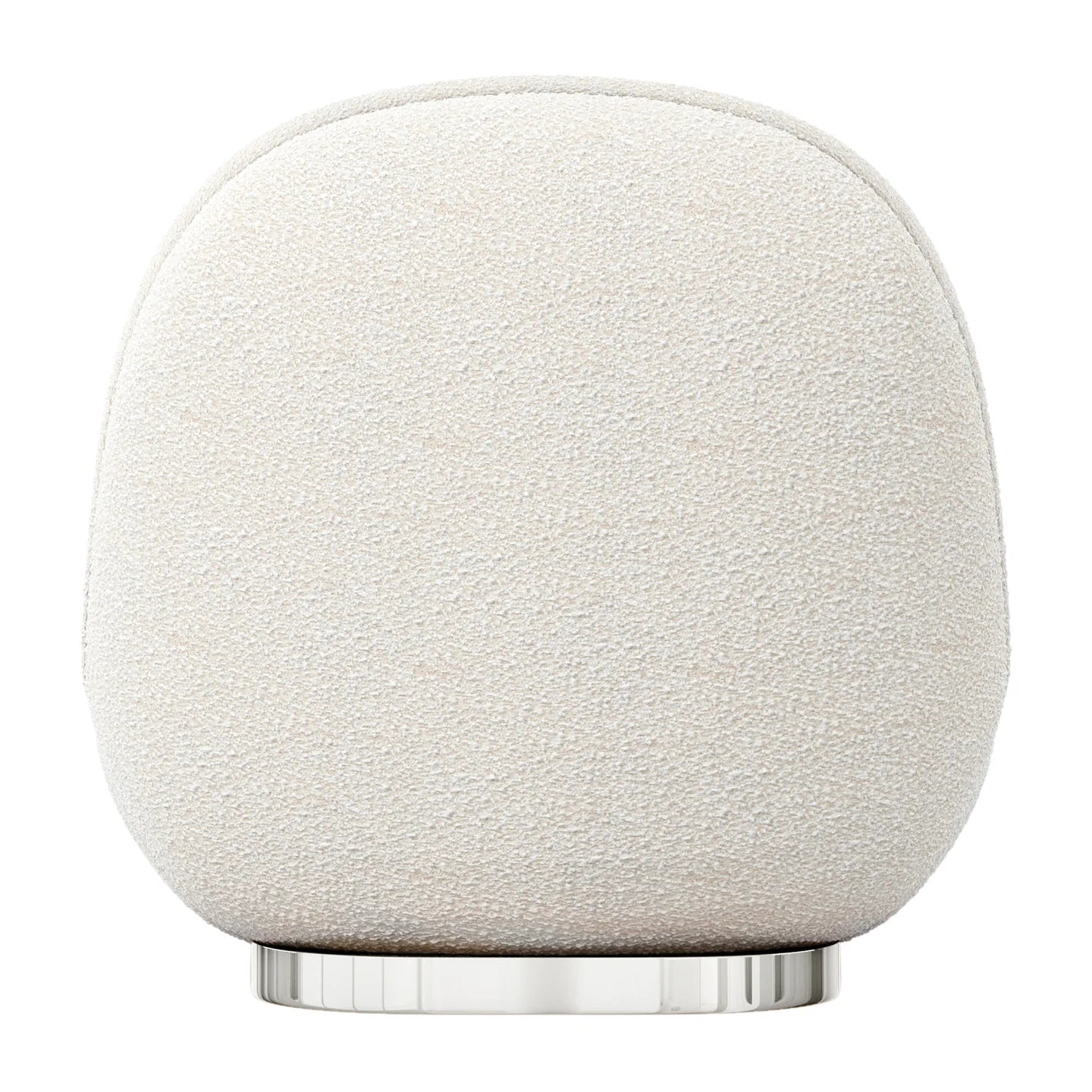 Breeze Boucle Chair, Stainless Steel By World Modern Design | Lounge Chairs | Modishstore - 3