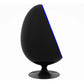 Easter Egg Chair, Blue & Black By World Modern Design | Lounge Chairs | Modishstore - 3