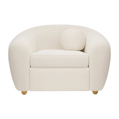 Vista Boucle Chair, White By World Modern Design